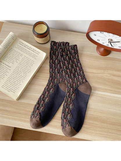 Rufia - Retro Tapestry Crew Socks