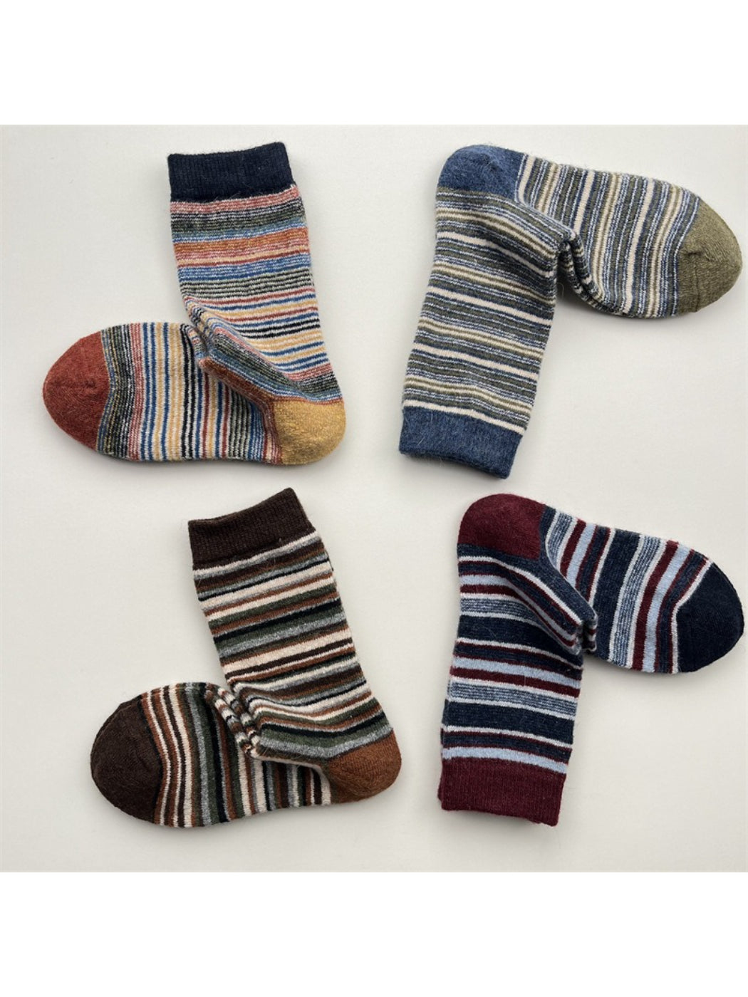 Rufia - Multi-Stripe Knit Crew Socks product image 3