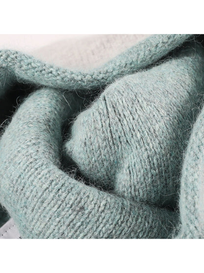 Haila - Reversible Contrast-Edge Knit Beanie