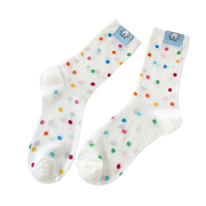 Rufia - Mesh Mid-Calf Socks - Summer Edition