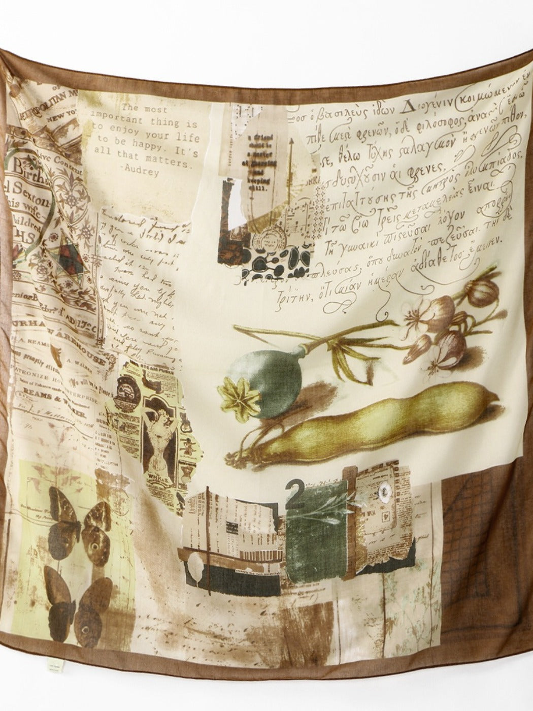 Scarvii - Ethnic Print Square Scarf & Shawl