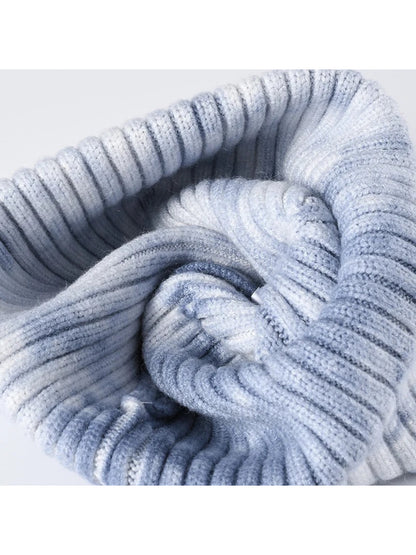 Haila - Tie-Dye Ribbed Cuffed Knit Beanie