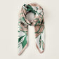 Scarvii - Rose Pattern Lightweight Square Scarf