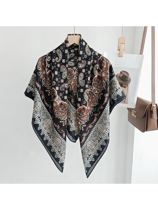 Scarvii Ornate Paisley Square Scarf