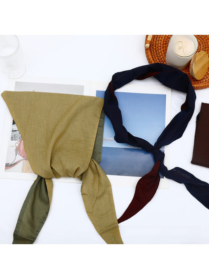 Scarvii - Lightweight Solid Triangle Bandana