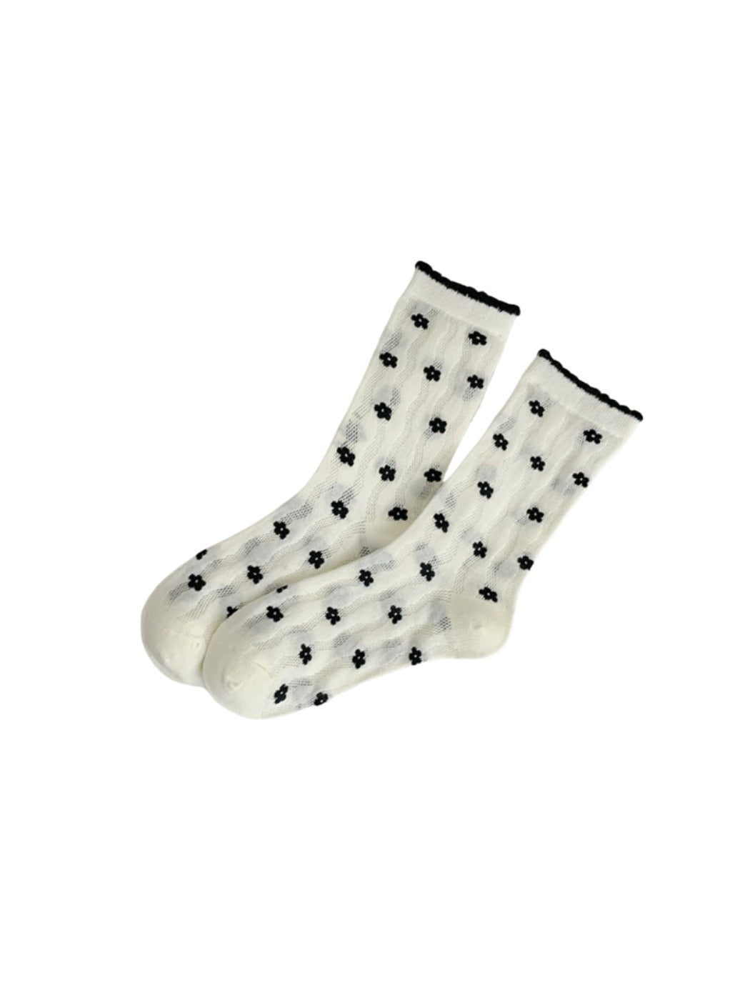 Rufia - Floral Lace Summer Socks - Sweet & Breathable