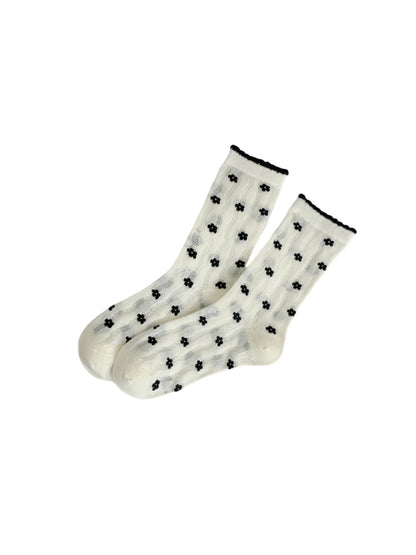 Rufia - Floral Lace Summer Socks - Sweet & Breathable