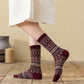 Rufia - Vintage Argyle Pattern Mid-Calf Socks