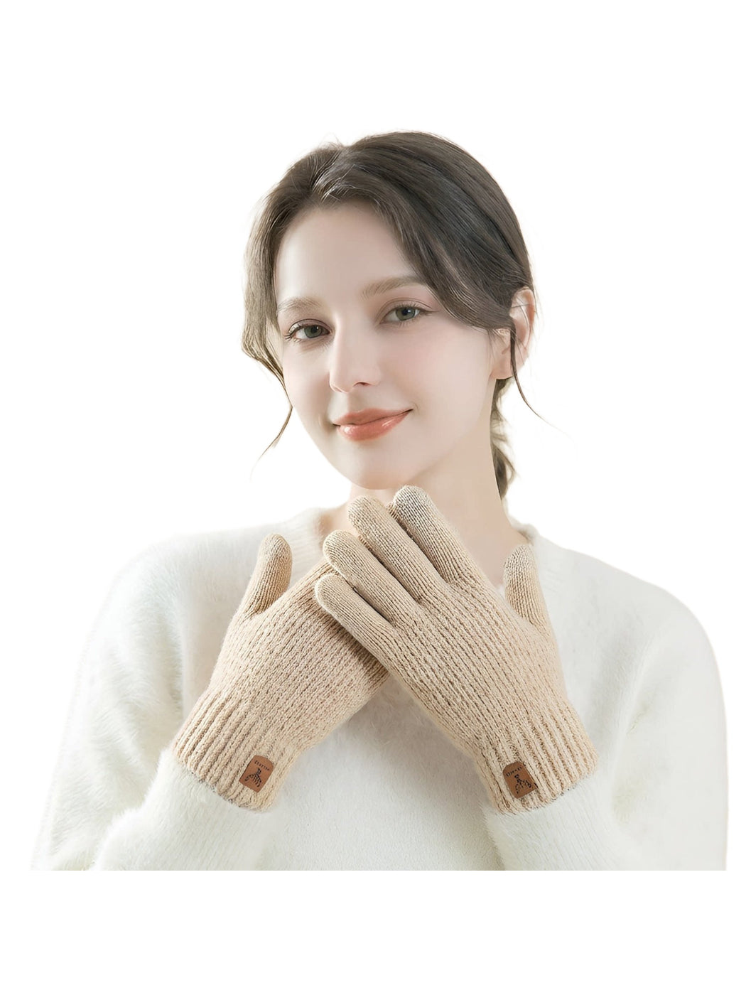 Gloving - Textured Knit Winter Gloves