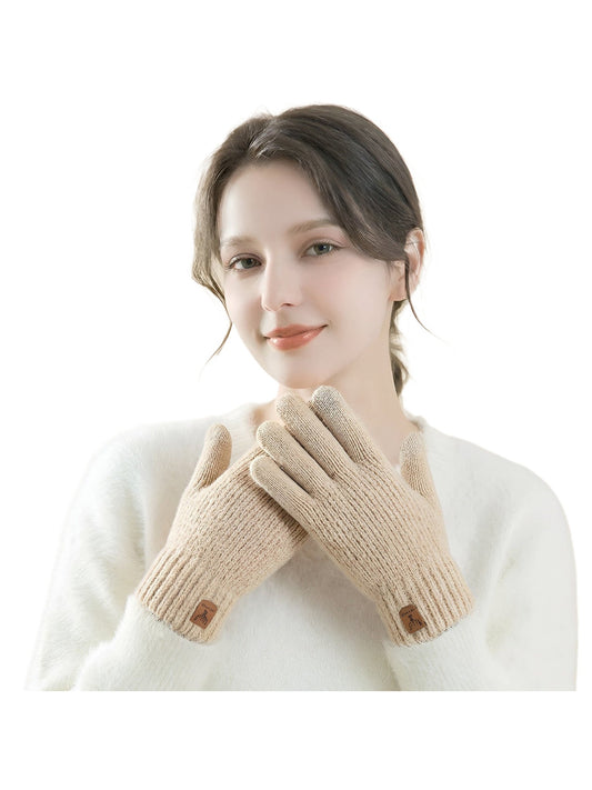 Gloving - Textured Knit Winter Gloves