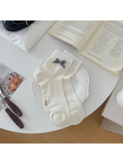 Rufia - Bow and Heart Fashion Ankle Socks