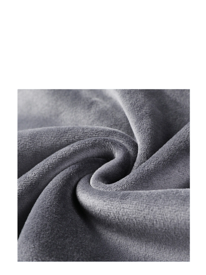 Close-up of the gray brushed surface texture