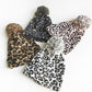 Haila - Leopard Print Winter Knit Hat with Pom-Pom