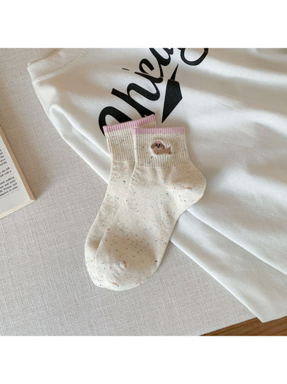 Rufia - Cute Dog Speckled Crew Socks product image 5