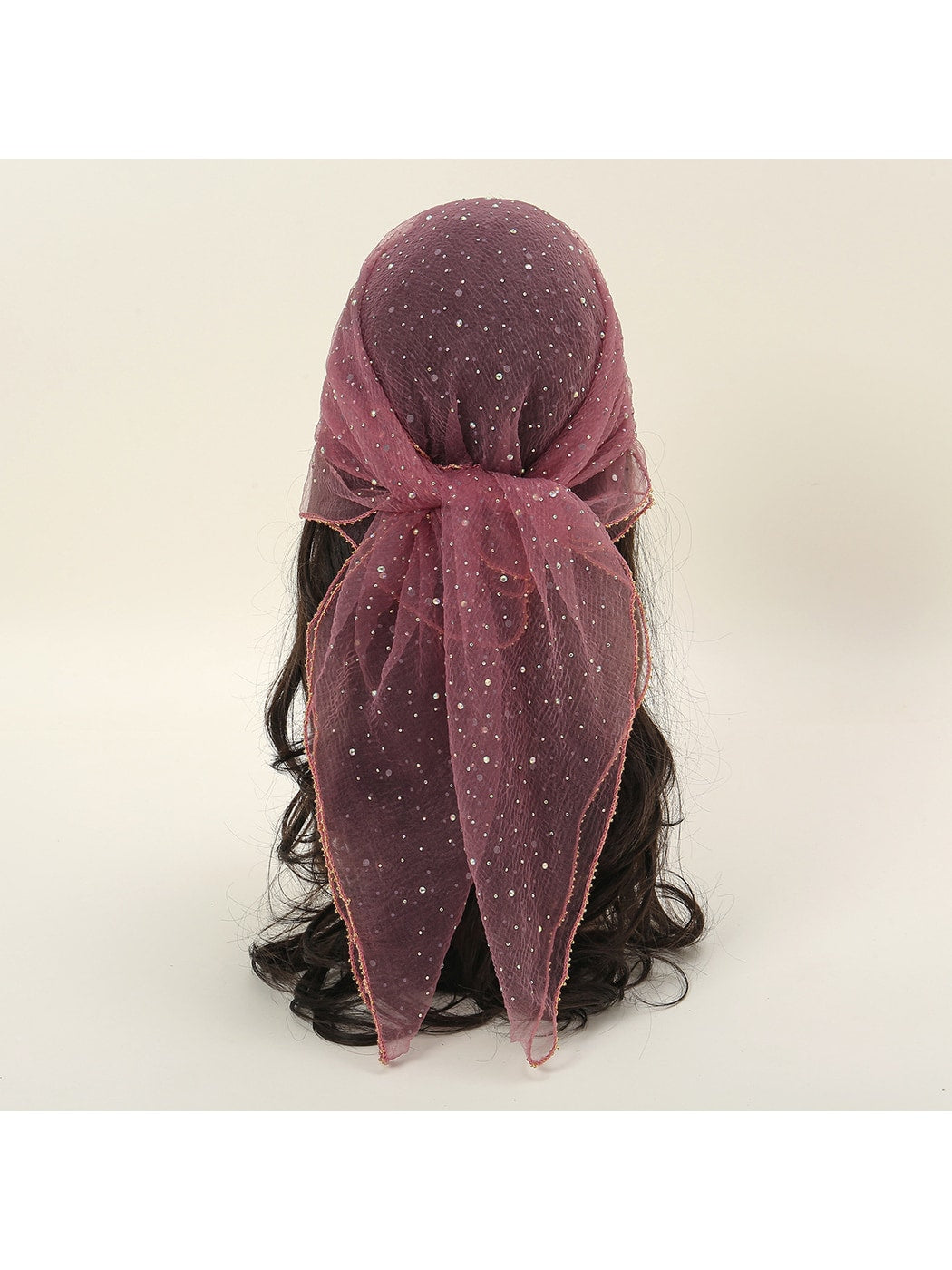 Scarvii - Sparkle Dot Fashion Square Scarf