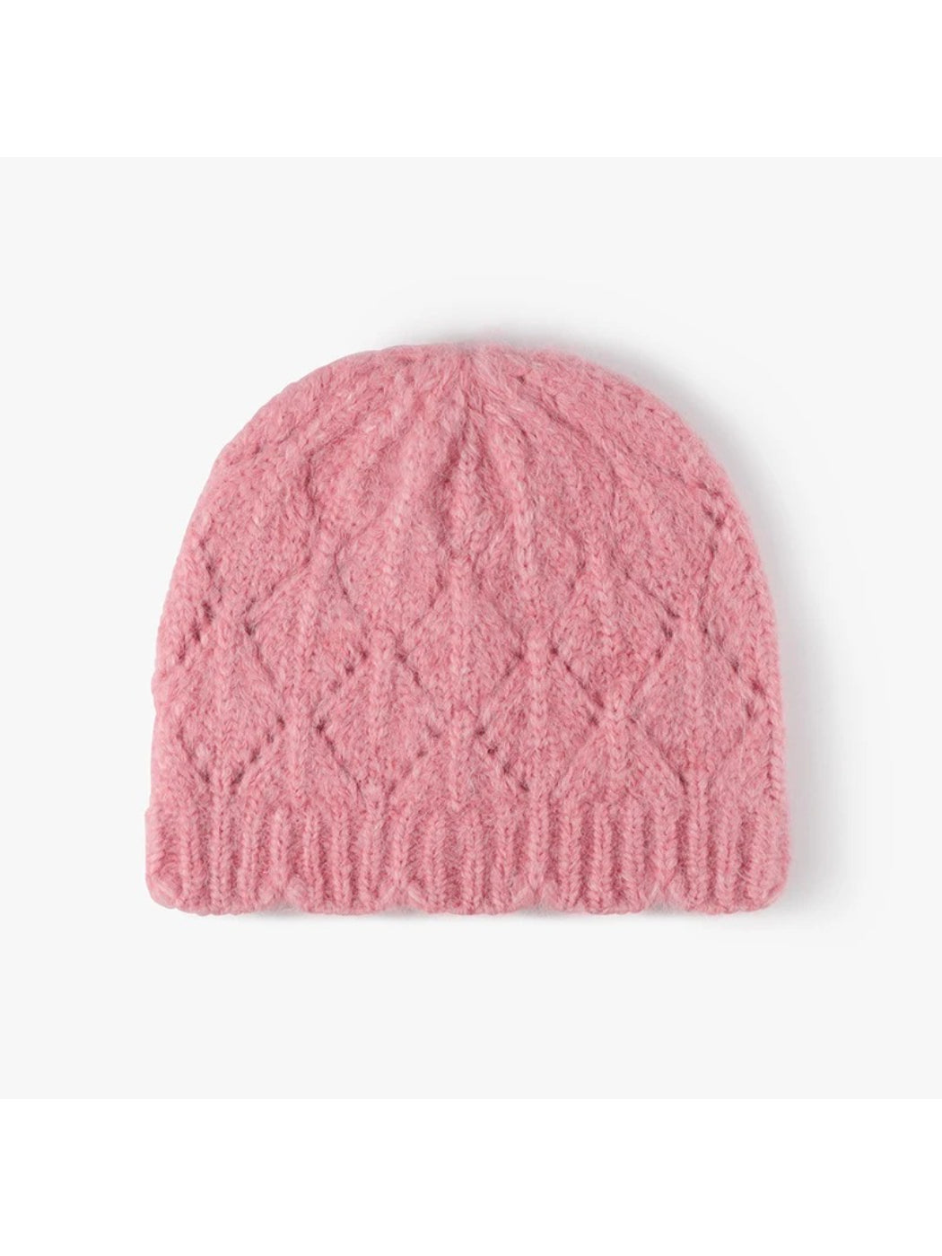 Haila - Diamond-Knit Textured Beanie
