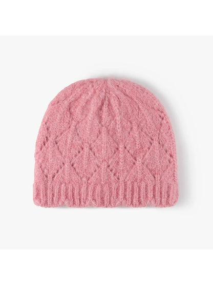 Haila - Diamond-Knit Textured Beanie
