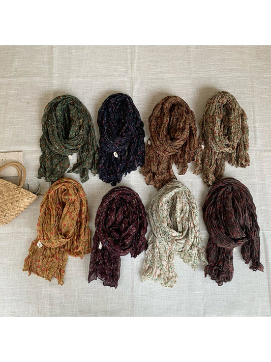 Scarvii - Vintage Scarf & Shawl Wrap with Floral Print
