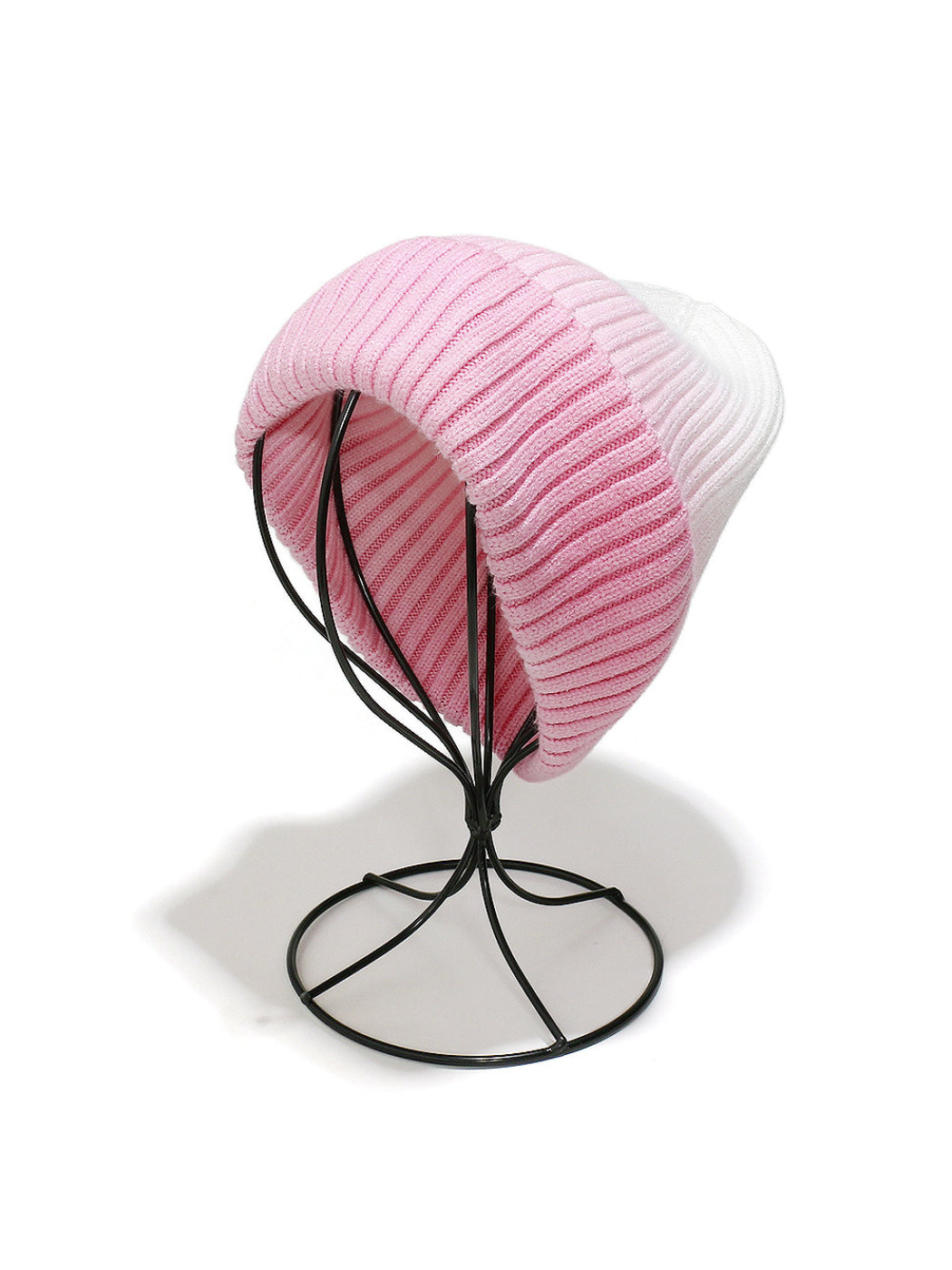 Haila Ombre Ribbed Knit Beanie