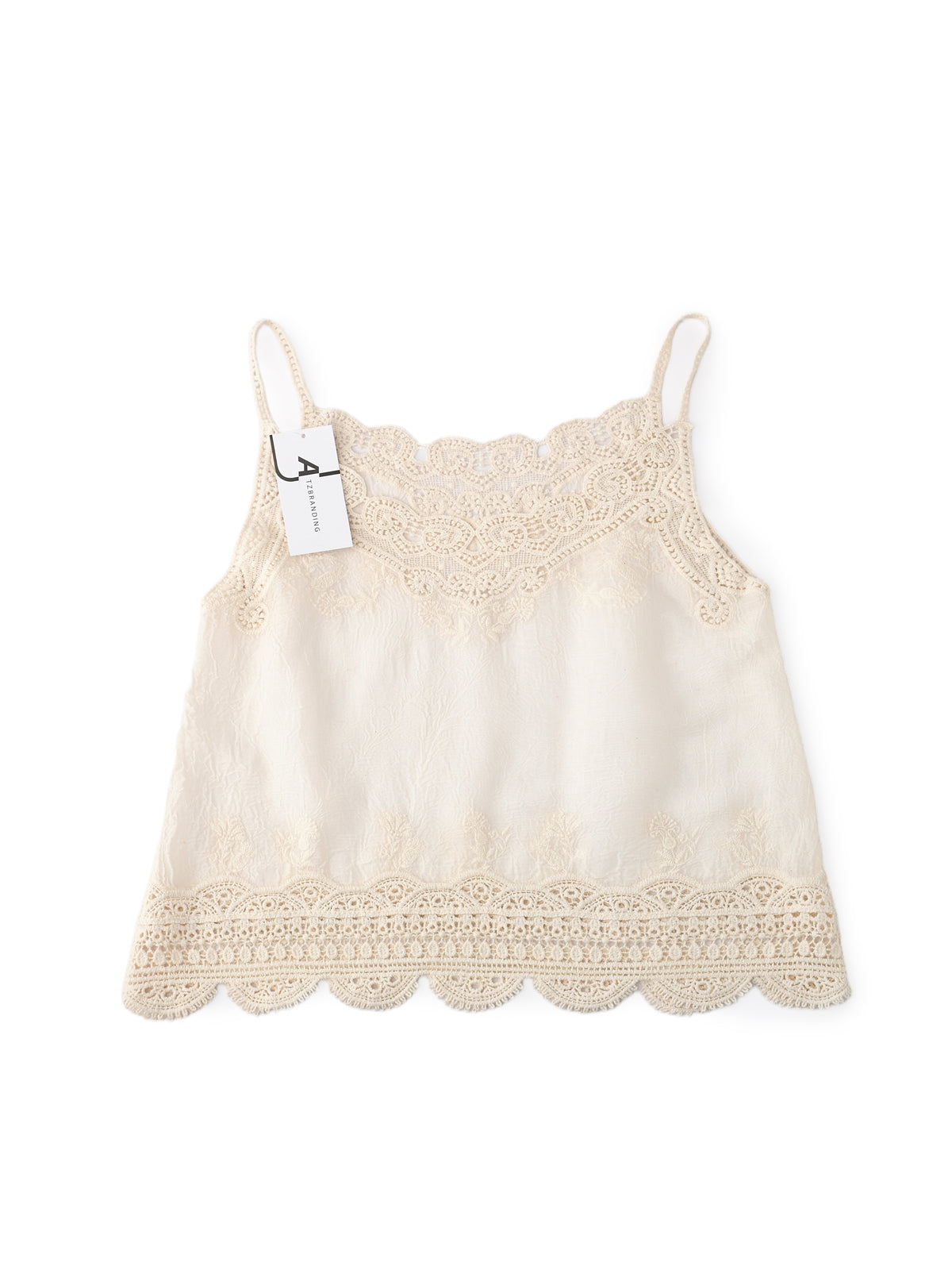 Vintage Embroidered Lace Camisole
