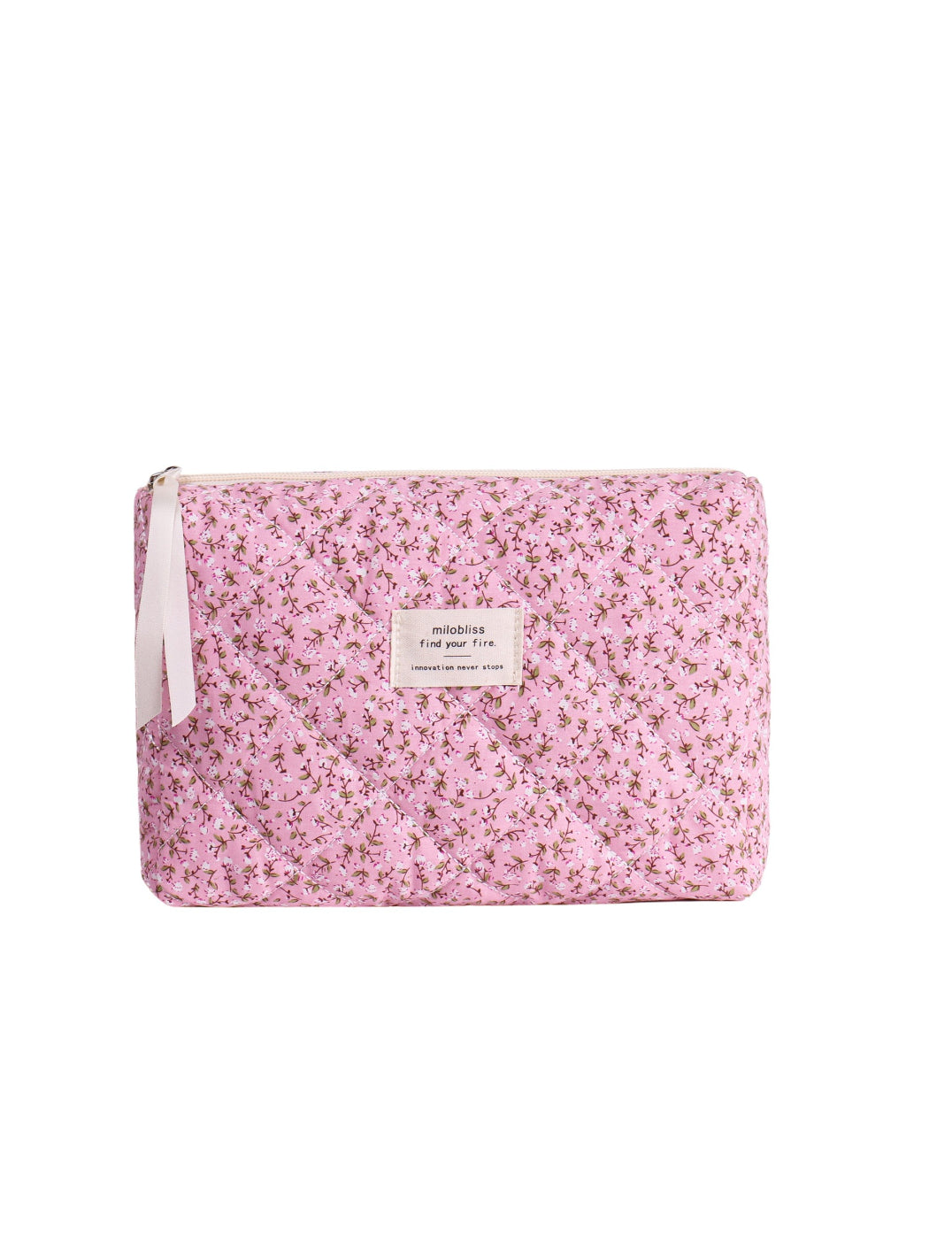 Cosbai - Ditsy Floral Cosmetic Bag detail view 2