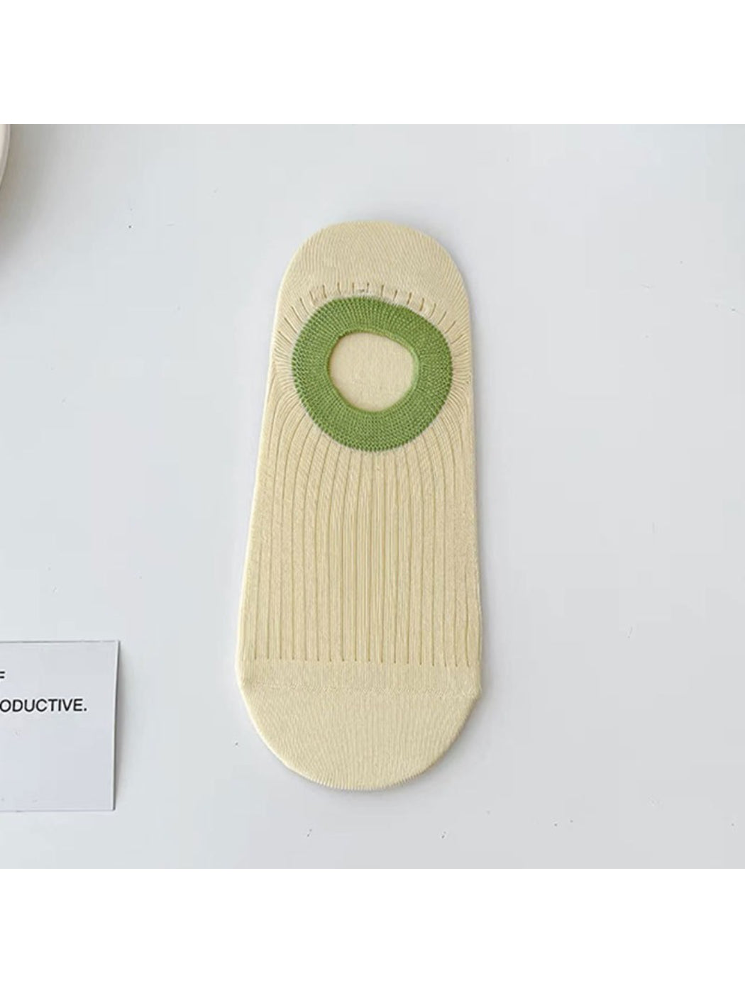 Packaging of Rufia low cut everyday socks with branding visible