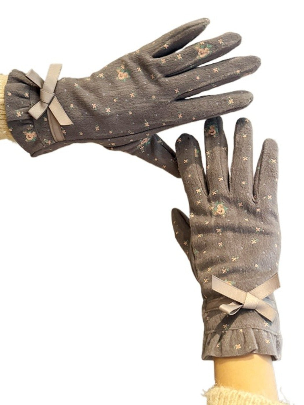 Gloving – Women's Touchscreen Gloves with Bow Accent