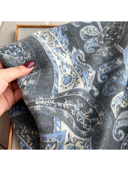 Scarvii – Bohemian Paisley Winter Scarf & Shawl