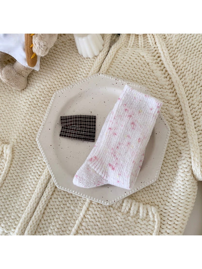 Rufia - Minimal Speckled Casual Crew Socks