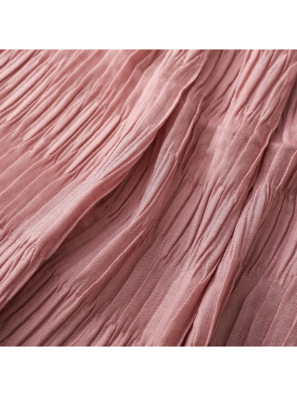 Scarvii - Textured Pleated Finish Long Scarf