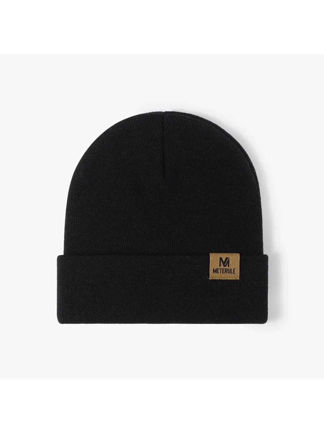 Haila - Letter Patch Cuffed Beanie