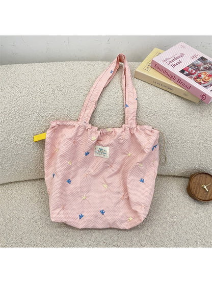 Cosbai - Butterfly Drawstring Shoulder Bag