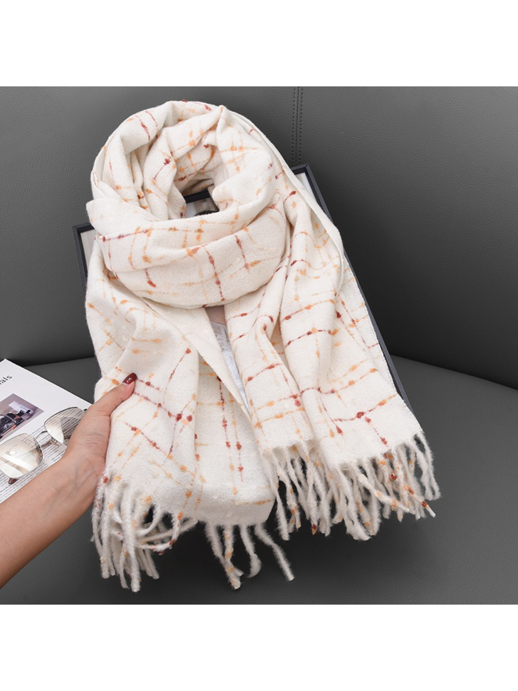 Scarvii - Warm Plaid Winter Scarf