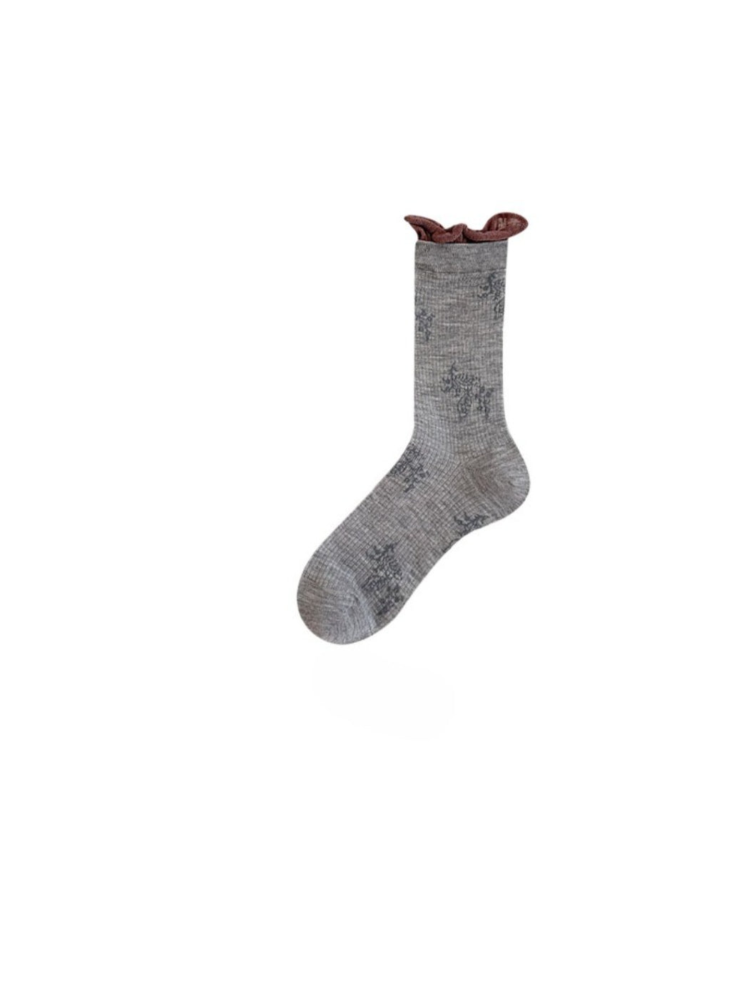 Rufia - Soft Botanical Print Crew Socks product image 4