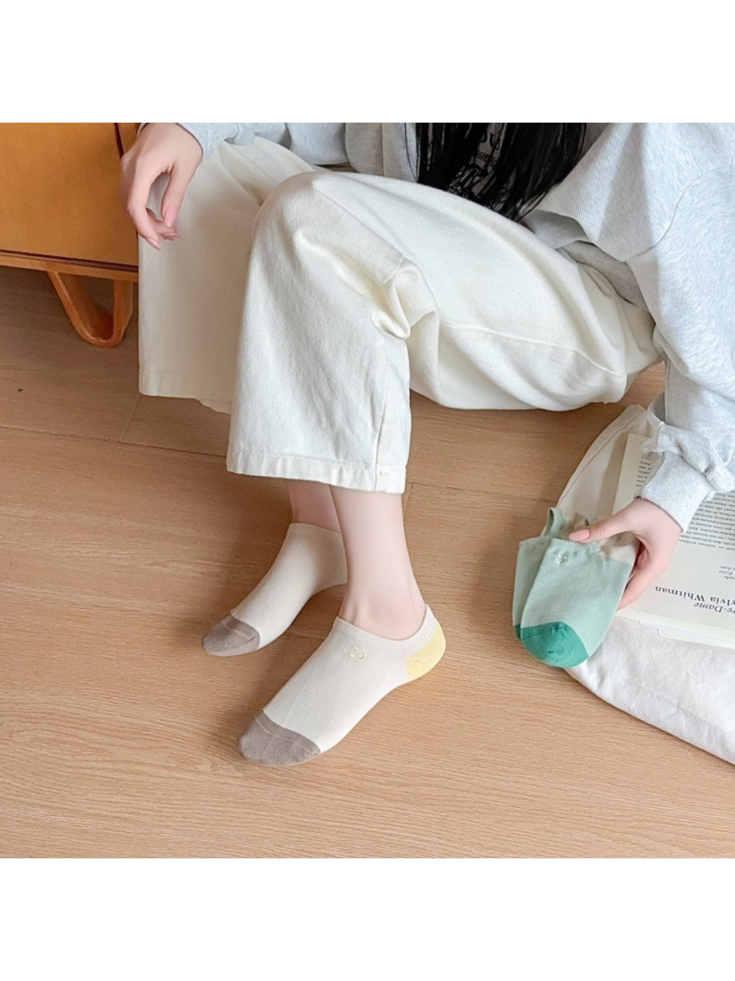 Rufia - Smile Color Block No Show Socks product image 3