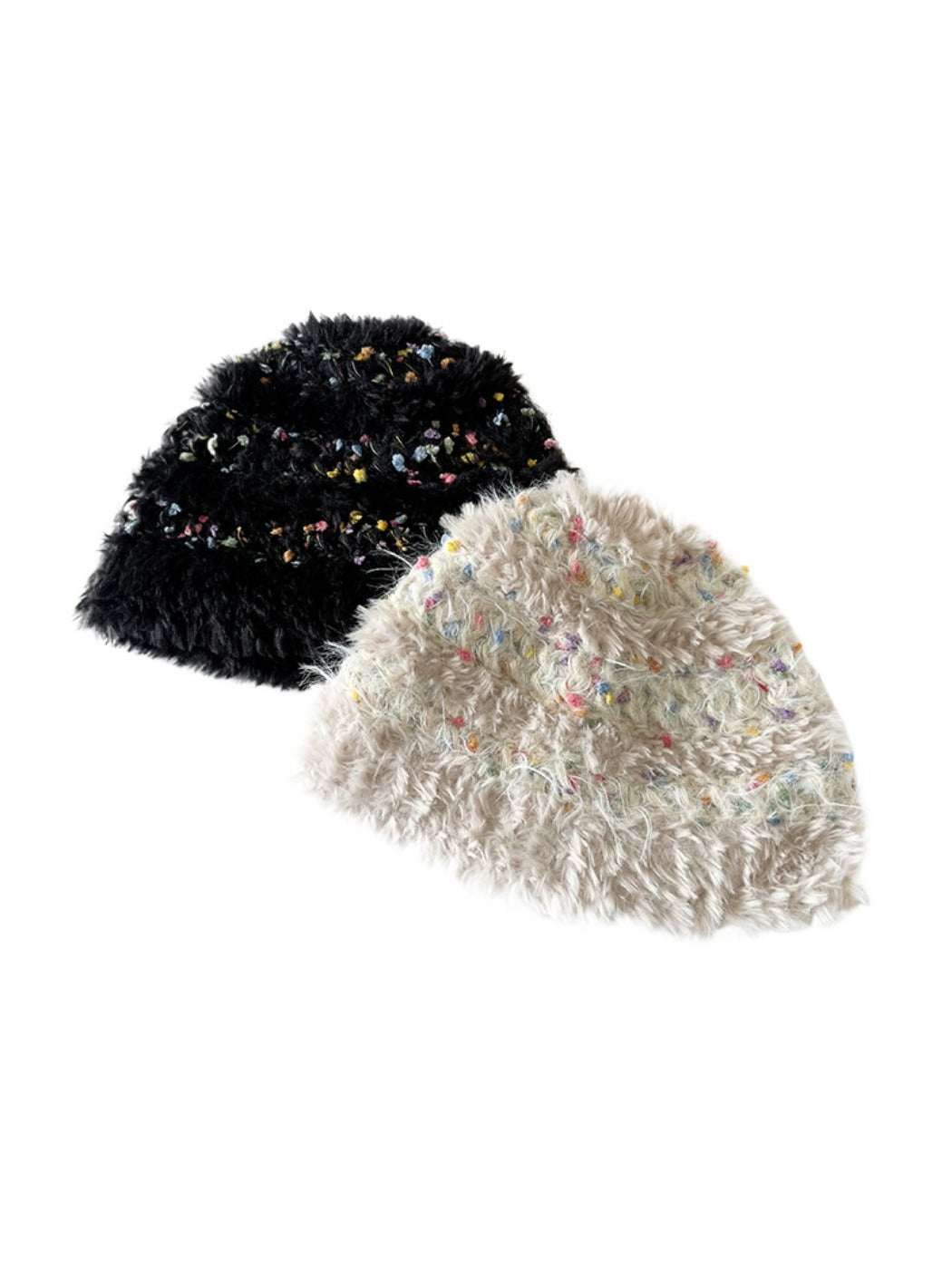 Haila - Knitted Bucket Hat with Polka Dot