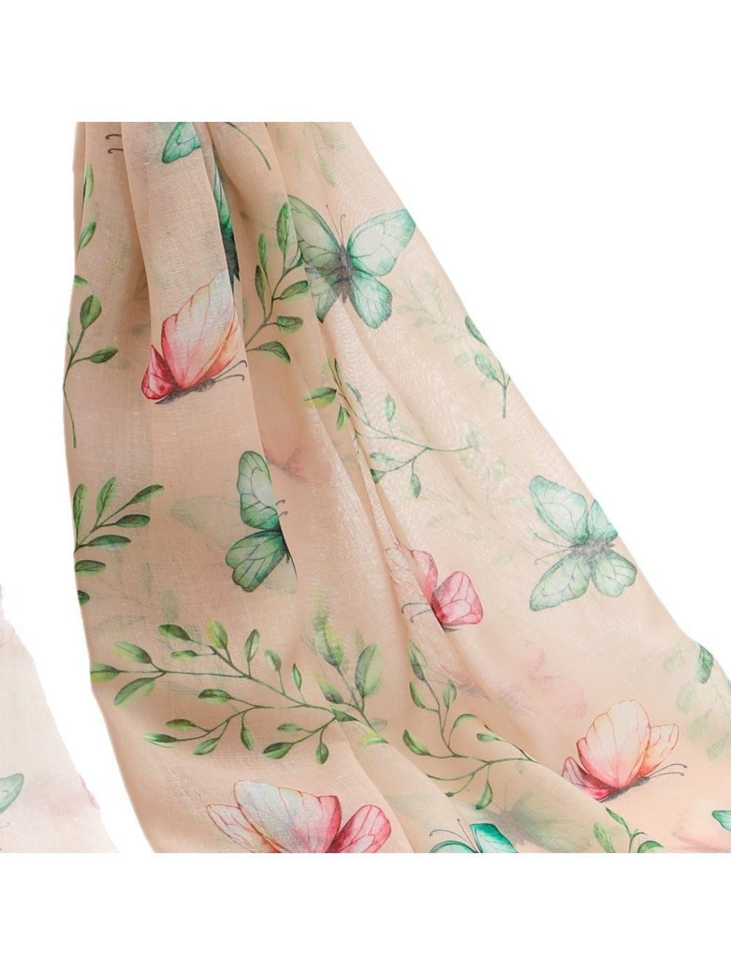 Scarvii - Simple Butterfly Print Winter Scarf
