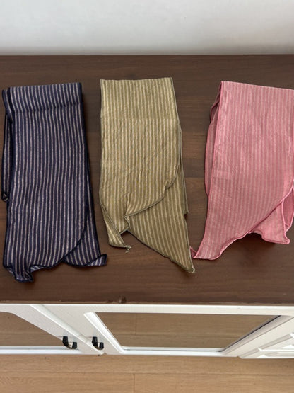 Scarvii Soft Stripe Skinny Scarf