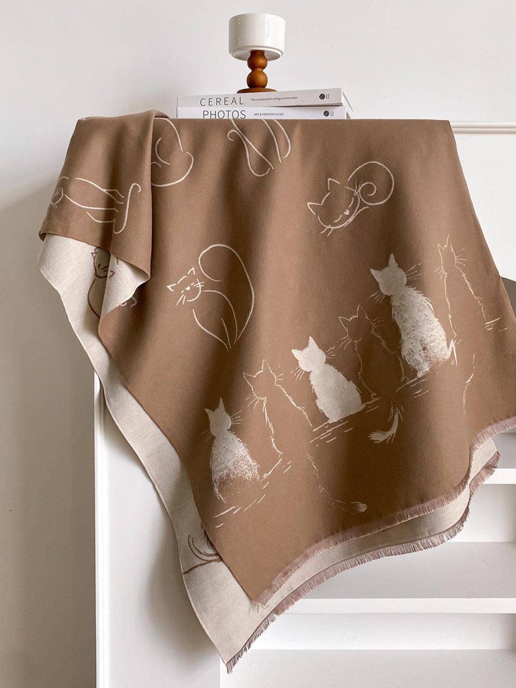 Scarvii – Cute Cat Pattern Winter Scarf & Shawl