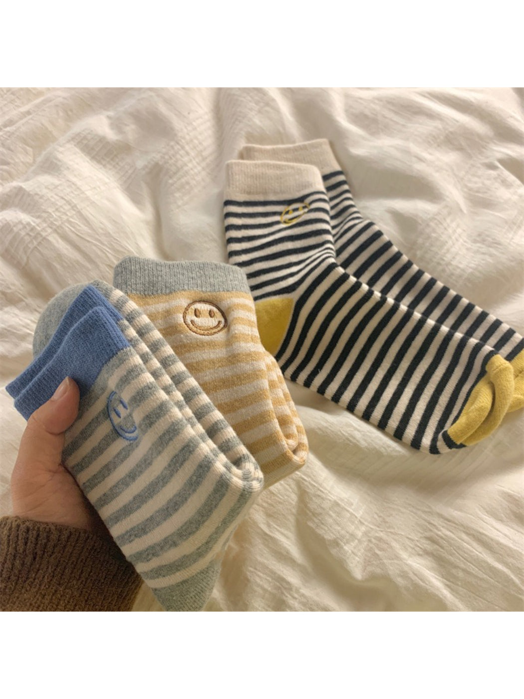 Rufia - Color Pop Smiley Socks