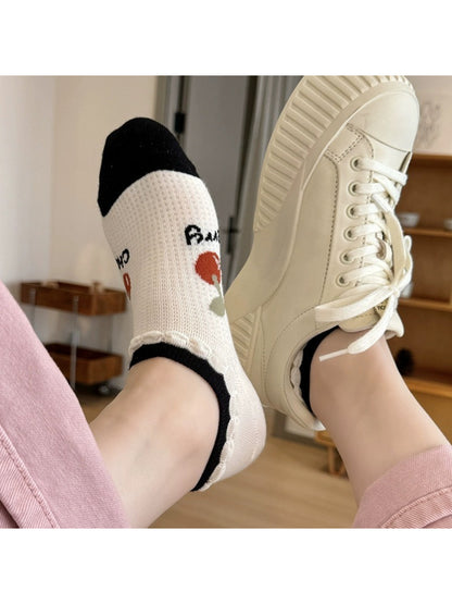 Rufia - Cute Cherry Low Cut Socks