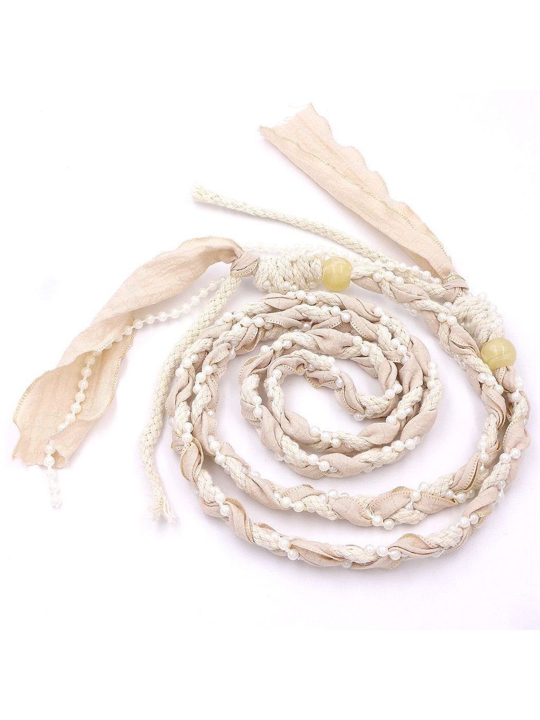 Beco - Boho Inspired Braided Colorblock Belt