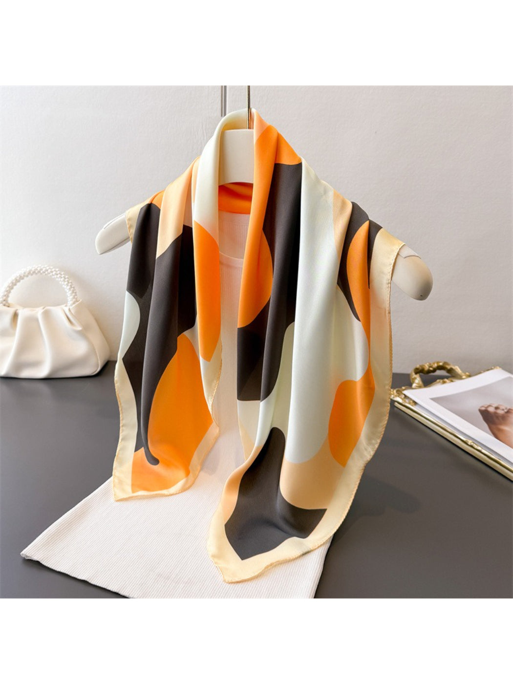 Scarvii Bold Geometric Square Scarf