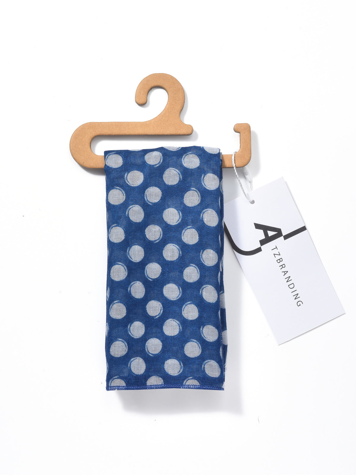 Scarvii - Lightweight Polka Dot Square Scarf
