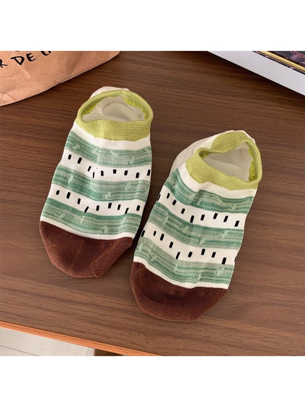 Rufia - Retro Pattern Low Ankle Socks