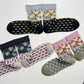 Rufia - Boho Diamond Pattern Mid-Crew Socks