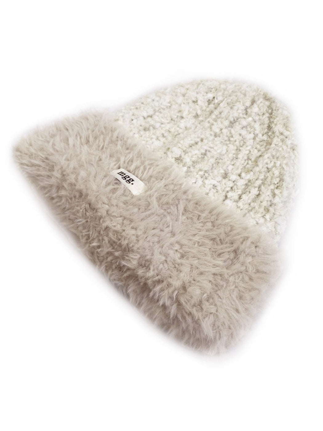 Haila – Fuzzy Contrast Trim Beanie