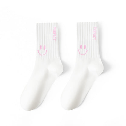 Rufia - Smiley Face Mid-Calf Socks
