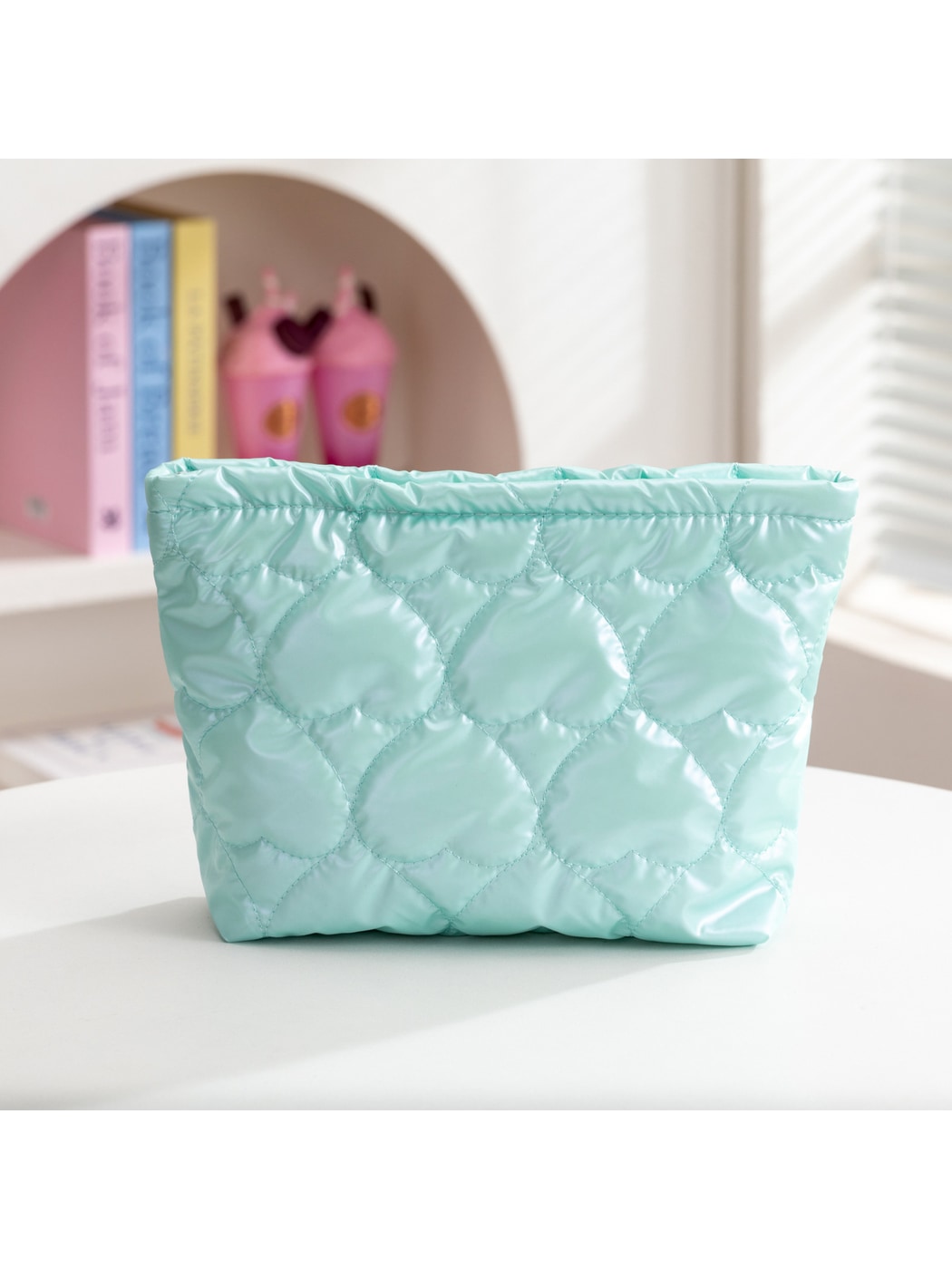 Cosbai - Minimalist Pattern Cosmetic Organizer Bag