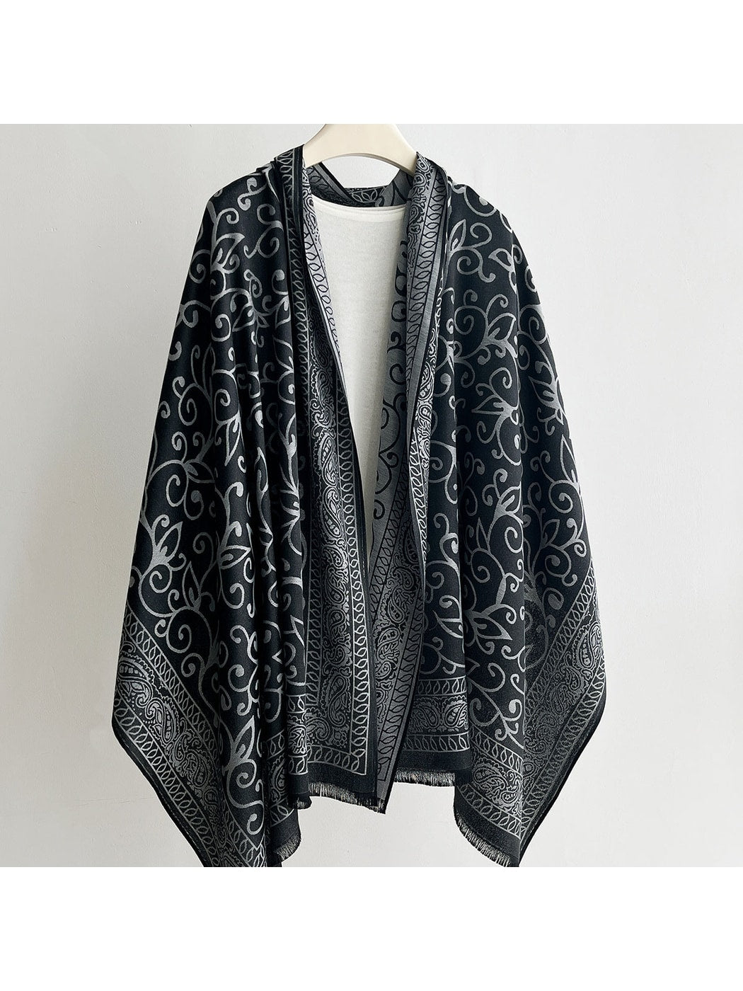 Scarvii - Summer Scrollwork Print Scarf Wrap